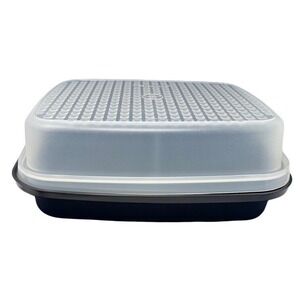 Tupperware Season-Serve Marinade Container Large Black 1294 New